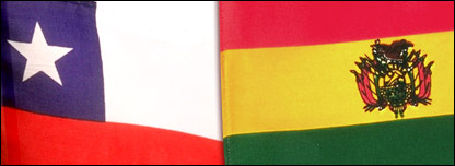 Bandera de Chile y Bolivia